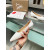 Christian Louboutin White Patent Leather Pointed‑Toe Low‑Wedge Heel Flats