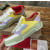 Christian Louboutin Color‑Block Suede Mesh Spiked Chunky Low‑Top Sneakers