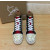 Christian Louboutin Printed Canvas Spiked‑Toe High‑Top Sneakers