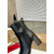 Christian Louboutin Black Croc‑Effect Leather 85mm Block‑Heel Chelsea Ankle Boots with CL Buckle