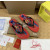 Christian Louboutin Red Graphic‑Print Studded Flip‑Flop Sandals