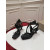 Christian Louboutin Black Satin Ankle Tie Bow Kitten Heel Pumps