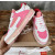 Christian Louboutin Pink White Mixed‑Media Spiked Low‑Top Sneakers