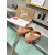 Christian Louboutin Nude Patent Leather Pointed‑Toe Low‑Wedge Heel Flats