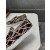 Christian Louboutin Black Patent Geometric‑Print Spiked Slip‑On Sneakers