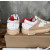 Christian Louboutin Beige White Mixed‑Media Spiked Low‑Top Sneakers