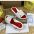 Christian Louboutin White Rainbow‑Logo Spiked Slip‑On Slide Sandals