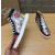 Christian Louboutin Graffiti Print 20mm High‑Top Men’s Sneakers
