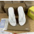 Christian Louboutin White Embossed‑Logo Studded Flip‑Flop Sandals