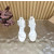 Christian Louboutin White Satin 100mm Ankle‑Wrap Tie Stiletto Sandals