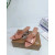 Christian Louboutin Nude Patent 70mm Peep‑Toe Heel Mule Sandals