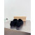 Christian Louboutin Black Suede Metal Ornament Slip‑On Loafers