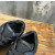 Christian Louboutin Black Mesh Leather Black‑Spiked Low‑Top Sneakers