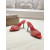 Christian Louboutin Red Mesh Crystal‑Embellished 100mm Peep‑Toe Stiletto Heel Mules