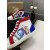 Christian Louboutin White LOVE Graffiti Print High‑Top Sneakers