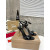Christian Louboutin Black Patent Leather 100mm heel Ankle Strap Sandals