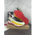 Christian Louboutin Multicolor Leather Slip‑On Spiked Sneakers Red Shark‑Tooth Sole