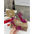 Christian Louboutin Fuchsia Patent Leather 100mm heel Ankle Strap Sandals