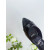 Christian Louboutin Black Patent 100mm Pointed‑Toe Heel Mule Sandals