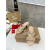 Christian Louboutin Beige Leather Studded 55mm heel Slide Sandals