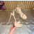 Christian Louboutin Nude Patent Leather Platform Ankle‑Strap High‑Heel Sandals 150mm heel