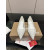 Christian Louboutin White Mesh Crystal Pearl Pointed‑Toe Flat Pumps