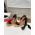 Christian Louboutin Black Textile 120mm heel Wedge Ankle‑Wrap Espadrille Sandal