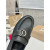 Christian Louboutin Black Leather Chunky Loafer