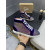 Christian Louboutin Purple Velvet Multicolor Rhinestone High‑Top Sneakers