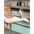 Christian Louboutin White Patent Scalloped 100mm heel Pump