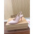 Christian Louboutin Blush Nude Leather 85mm Pointed Toe Slingback Pumps