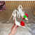 Christian Louboutin Ivory Satin Multicolor Rose Flower 100mm Stiletto Heel Slingback Pumps