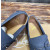 Christian Louboutin Slate Nubuck Leather Slip‑On Loafers