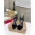 Christian Louboutin Black Velvet 100mm heel Ankle Strap Sandals