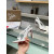 Christian Louboutin White Nappa Asymmetric Curved Strap Slingback Sandal 100mm heel