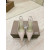 Christian Louboutin Nude Patent 85mm Pointed‑Toe Heel Slingback Pumps