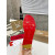 Christian Louboutin Stitched Logo Beige Leather Flat Open‑toe Slide