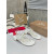 Christian Louboutin White Croc‑Embossed 45mm Block Heel Thong Sandals