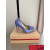 Christian Louboutin Periwinkle Patent Leather 100mm Stiletto Heel Kate Pumps