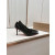 Christian Louboutin Black Patent Leather 85mm Stiletto Heel Pointed‑Toe Pumps