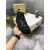 Christian Louboutin Black Strass Rhinestone High‑Top Sneakers