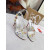 Christian Louboutin Silver PVC Multicolor Crystal‑Embellished 100mm Stiletto Heel Sandals