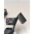 Christian Louboutin Black Leather CL‑Buckle Mule Block Heel Sandals 85mm heel