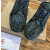 Christian Louboutin Green Camouflage Gunmetal‑Spiked Low‑Top Sneakers