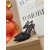 Christian Louboutin Black Mesh 80mm Apostropha Crystal‑Embellished Slingback Stiletto Heel Pumps
