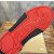Christian Louboutin Black Red Piping Spiked Platform Low‑Top Sneakers