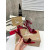 Christian Louboutin Burgundy Velvet 100mm heel Ankle Strap Sandals