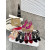 Christian Louboutin Black Velvet 100mm heel Ankle Strap Sandals