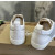 Christian Louboutin White Leather Silver Crystal‑Embellished Low‑Top Men’s Sneakers