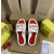 Christian Louboutin White Rubber Slide Sandals Red Signature Script Logo
